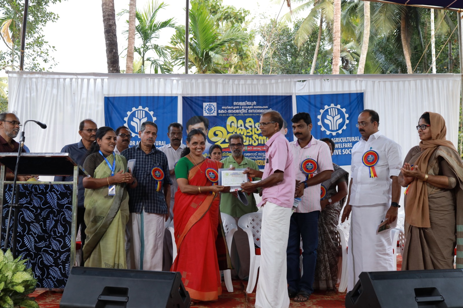 New office inauguration ceremony at Velliyoor