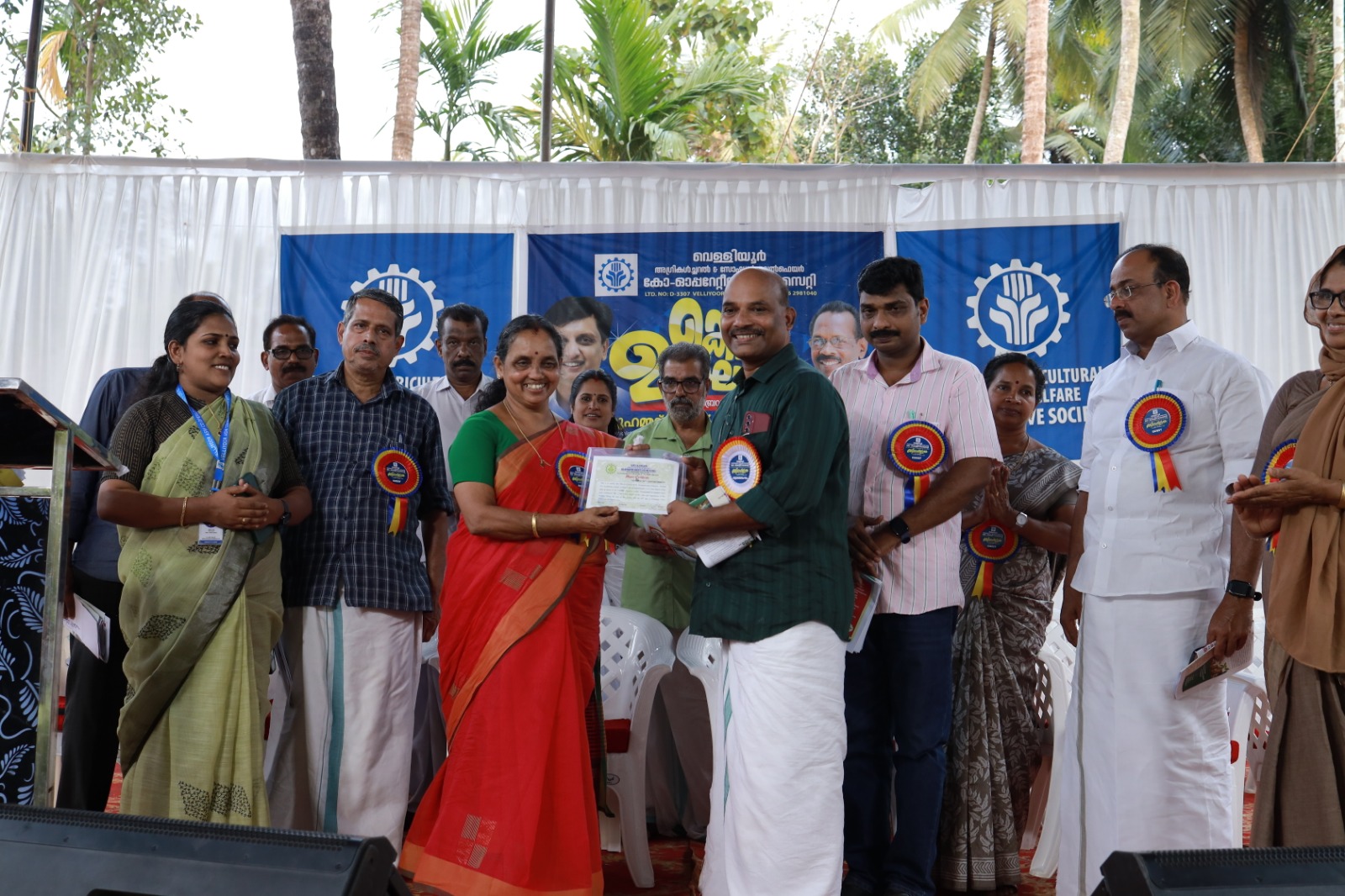 New office inauguration ceremony at Velliyoor