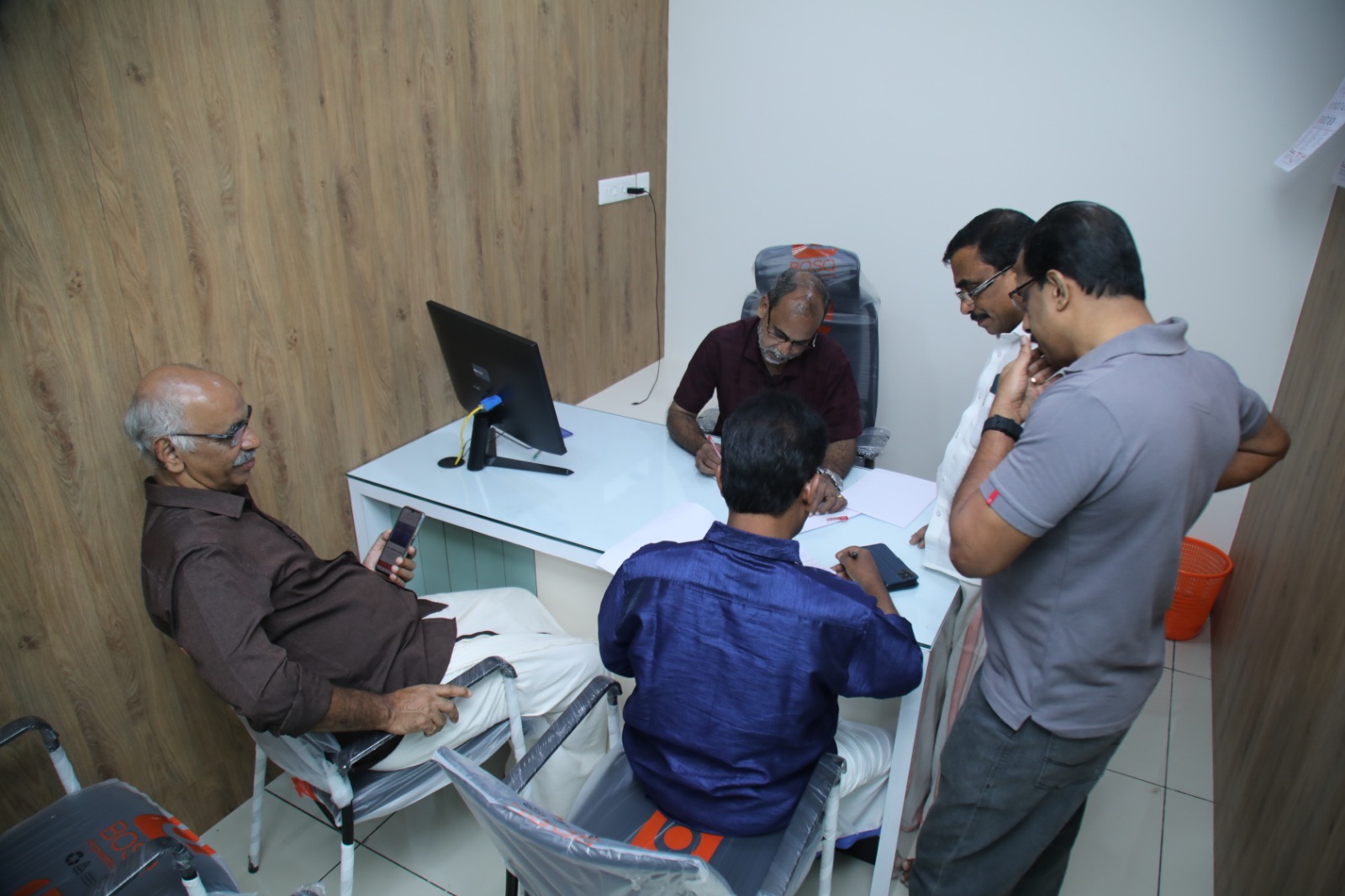 New office inauguration ceremony at Velliyoor