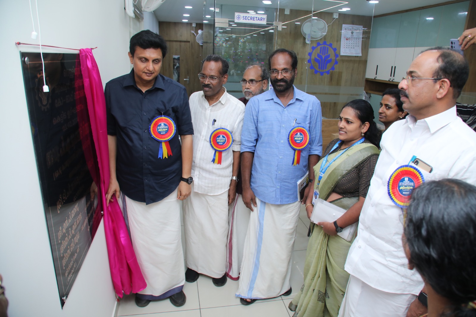 New office inauguration ceremony at Velliyoor