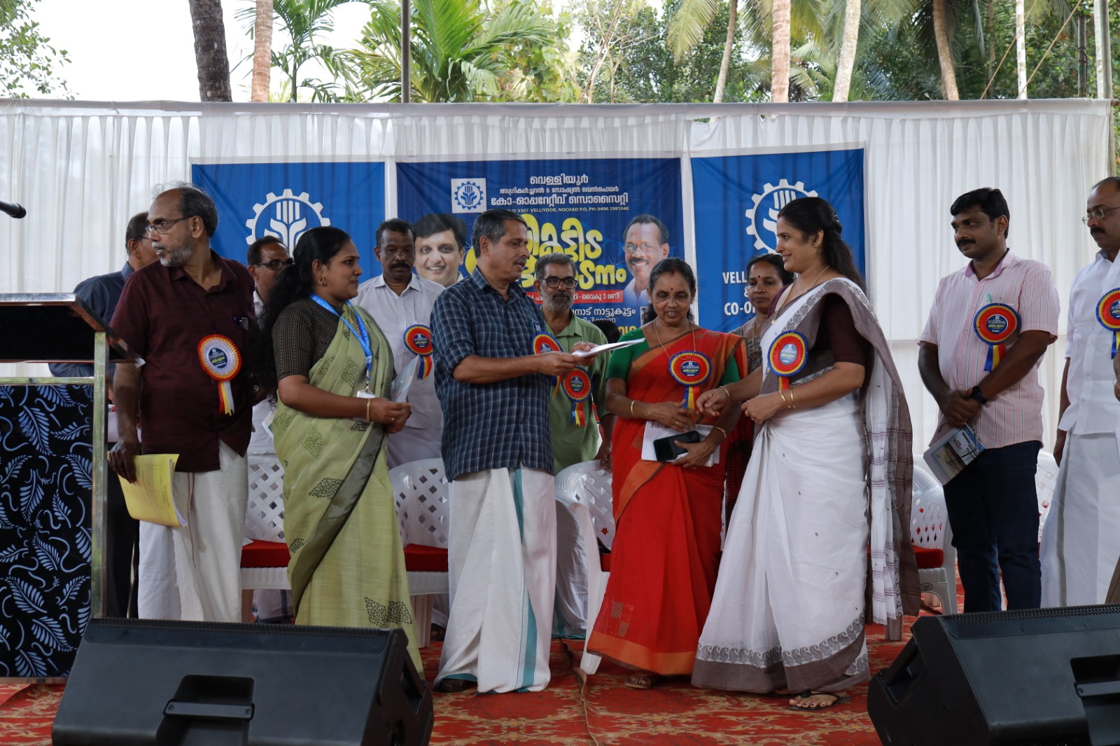 New office inauguration ceremony at Velliyoor