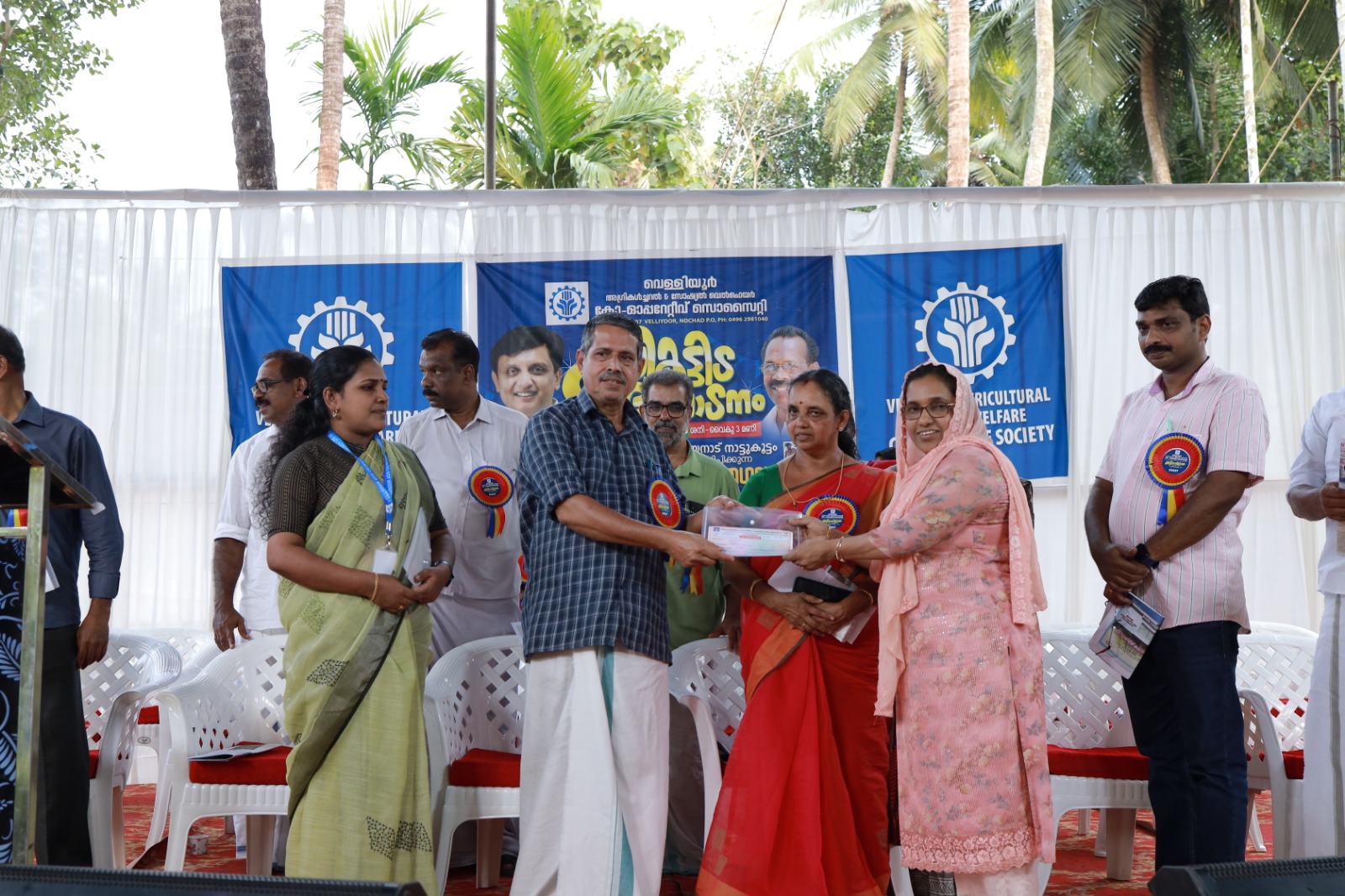 New office inauguration ceremony at Velliyoor
