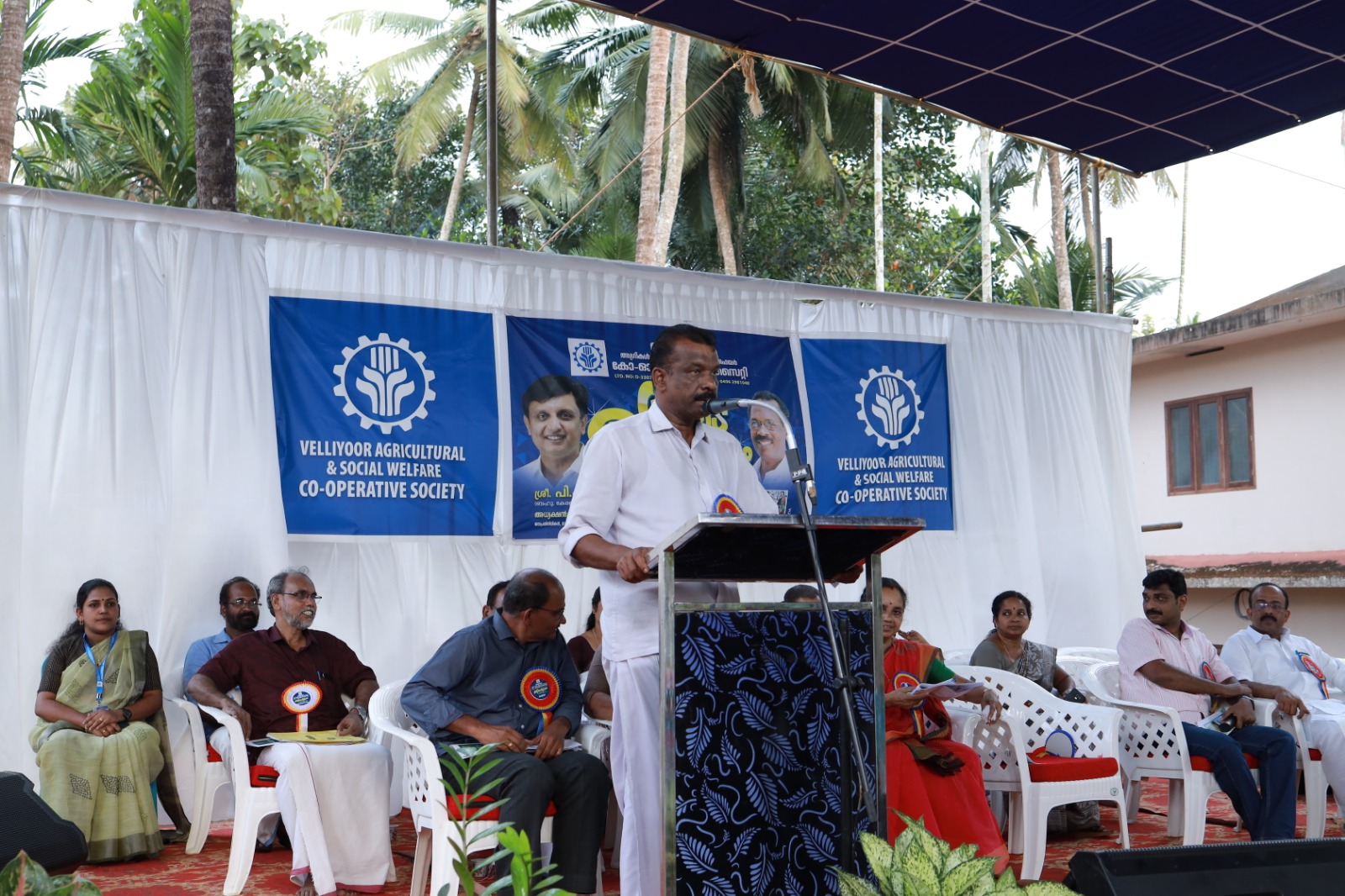 New office inauguration ceremony at Velliyoor