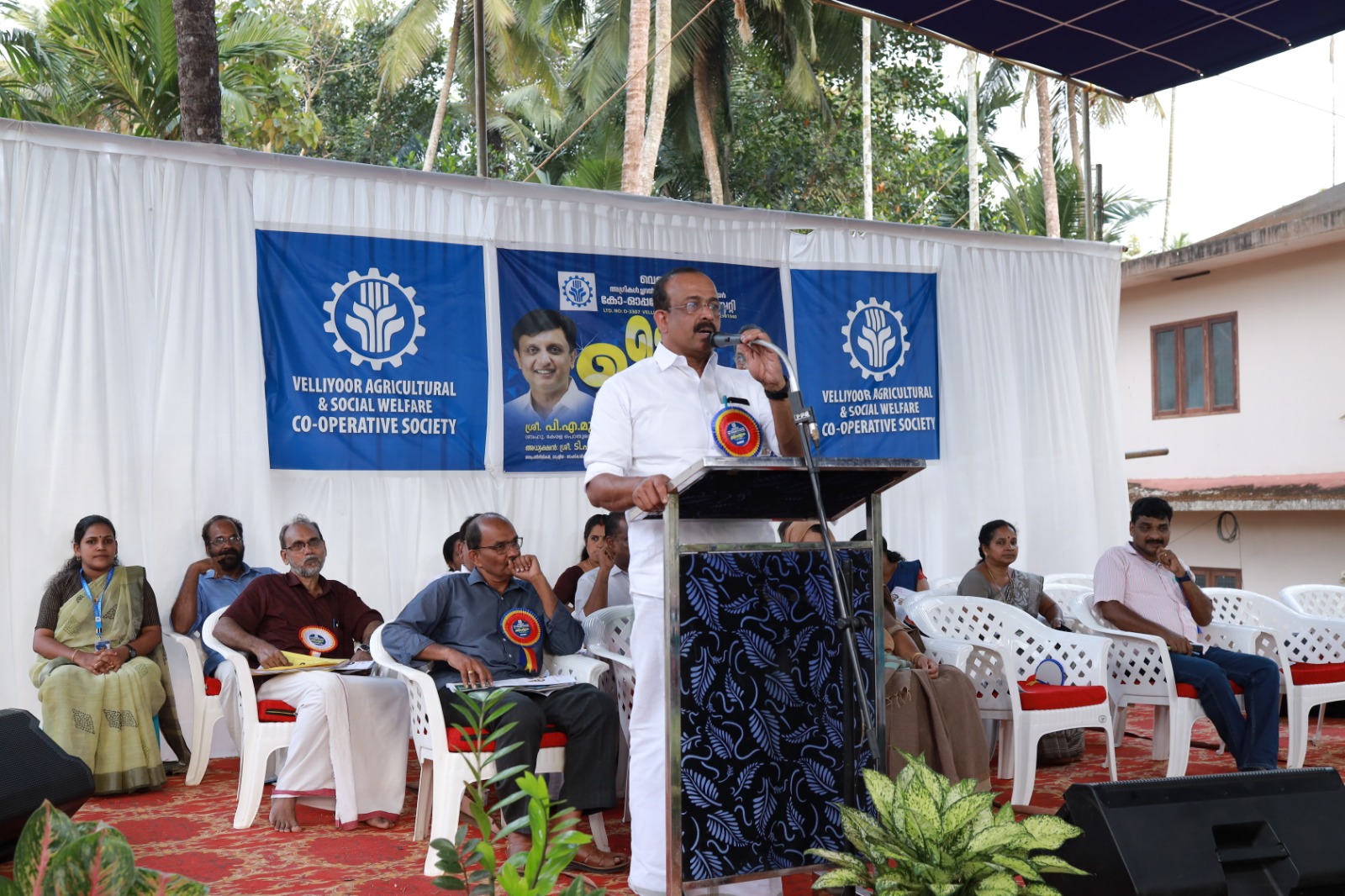 New office inauguration ceremony at Velliyoor