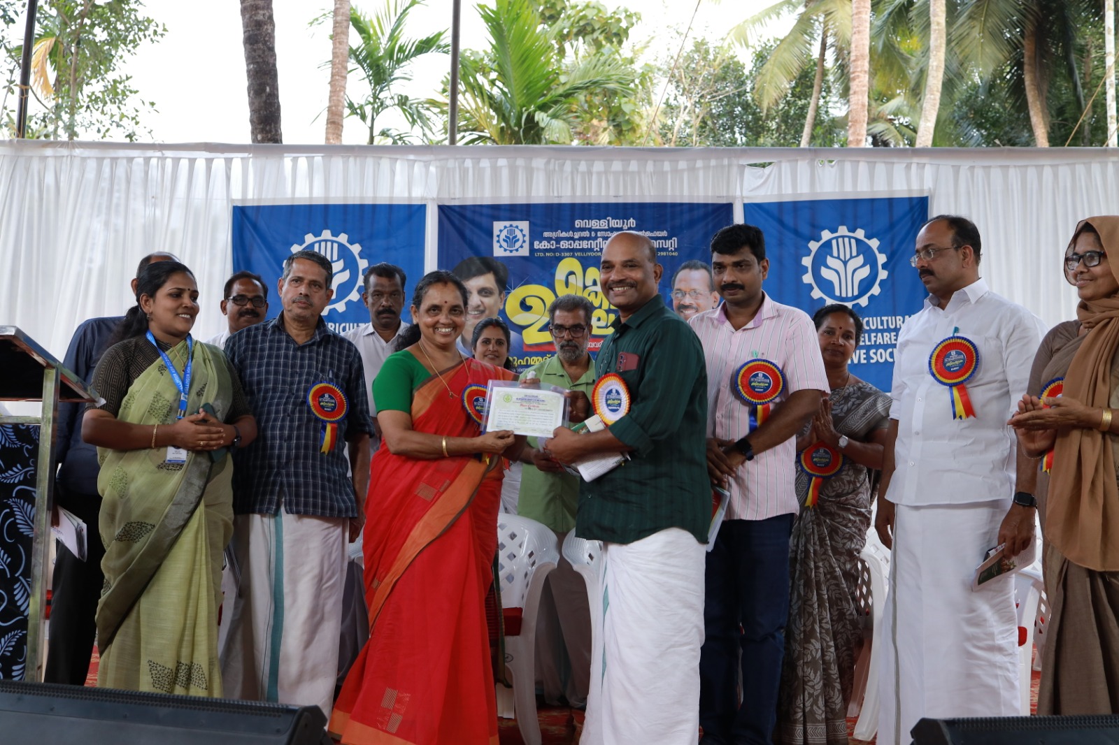 New office inauguration ceremony at Velliyoor